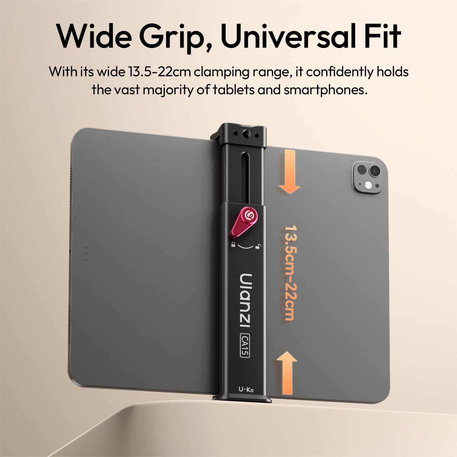 Amazon.com: ULANZI CA15 Aluminum iPad Tablet Tripod Mount Amazon.com: ULANZI CA15 Aluminum iPad Tablet Tripod Mount